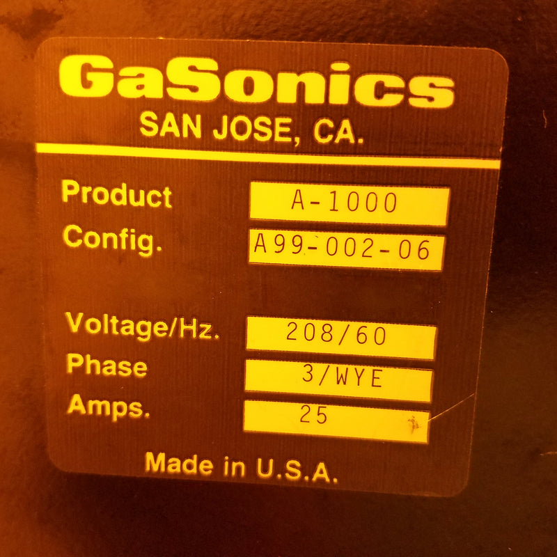Lam / Novellus / Gasonics Aura A 1000 Photoresist Asher
