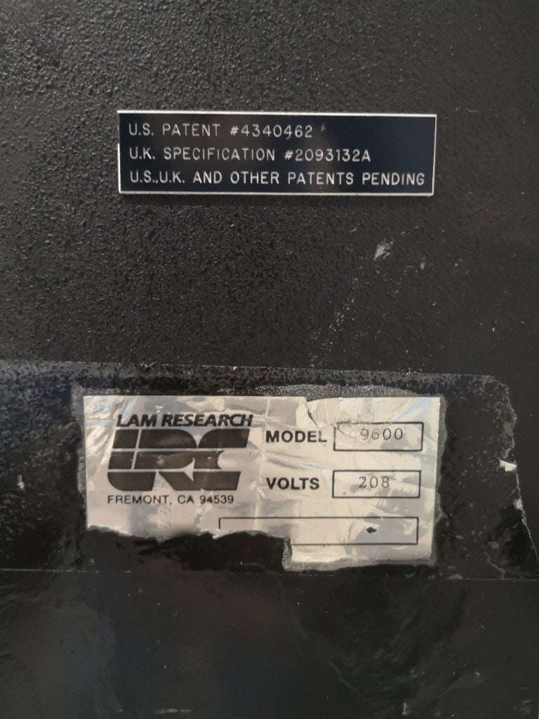 Lam Rainbow 9600 SE II TCP Plasma Etcher