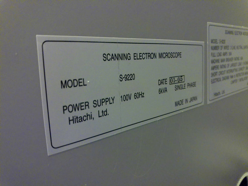 Hitachi S 9220 CD-SEM (Critical Dimension Scanning Electron Microscope)