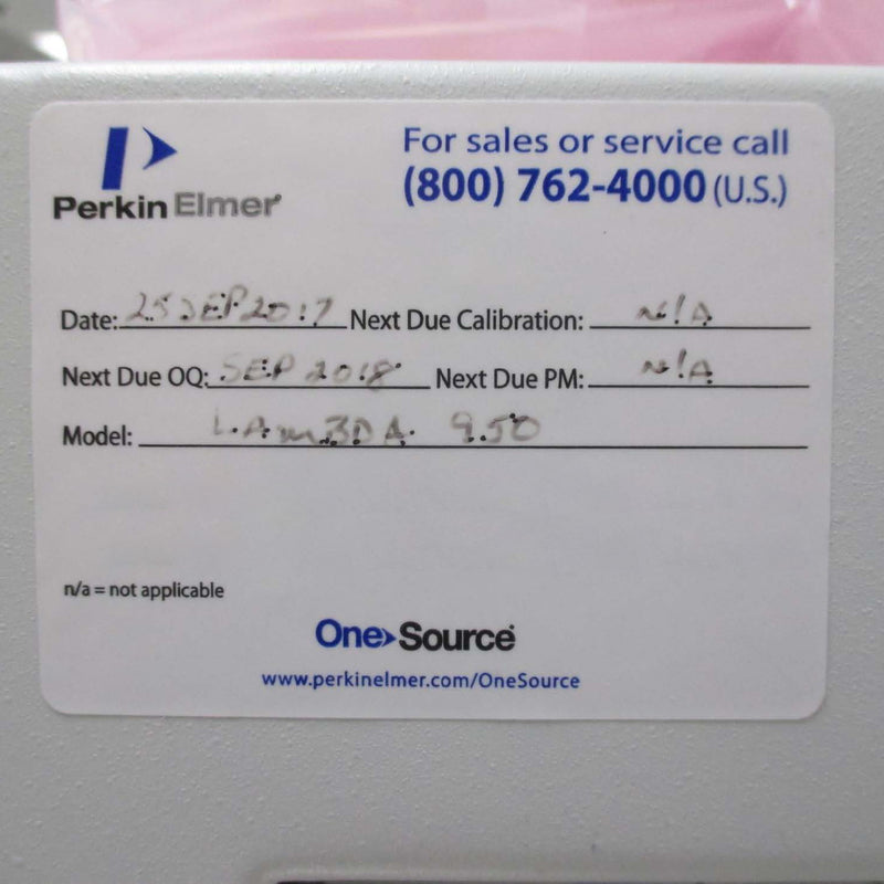 Perkin Elmer Lambda 950 UV-VIS-NIR Spectrophotometer (Ultra Violet Visible Near Infrared)