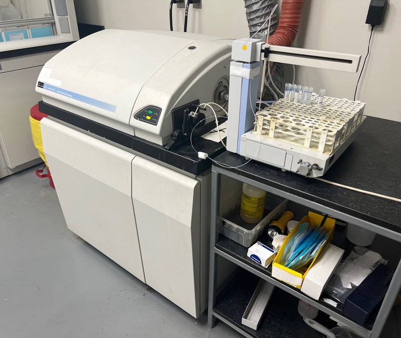 Perkin Elmer Elan DC II ICP-MS (Inductively Coupled Plasma - Mass Spectrometer)