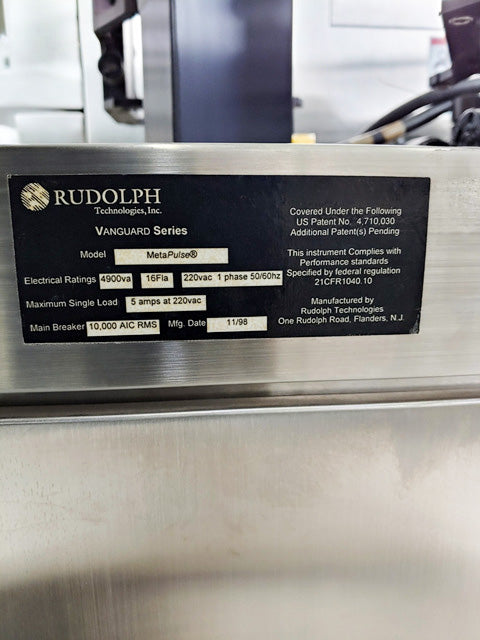 ONTO / Rudolph MetaPulse 200 Film Thickness Measurement System