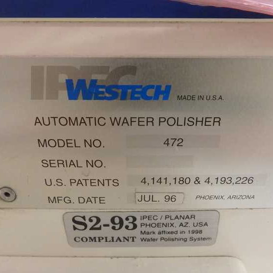 Speedfam 472 Automatic Wafer Polisher