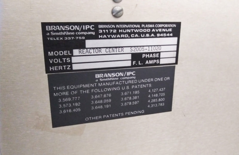 Branson PM 119 Series S 2005-11020 Asher
