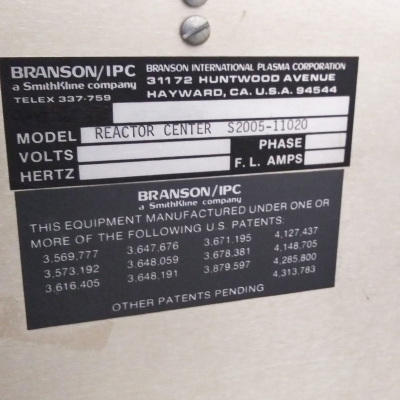 Branson PM 119 Series S 2005-11020 Asher