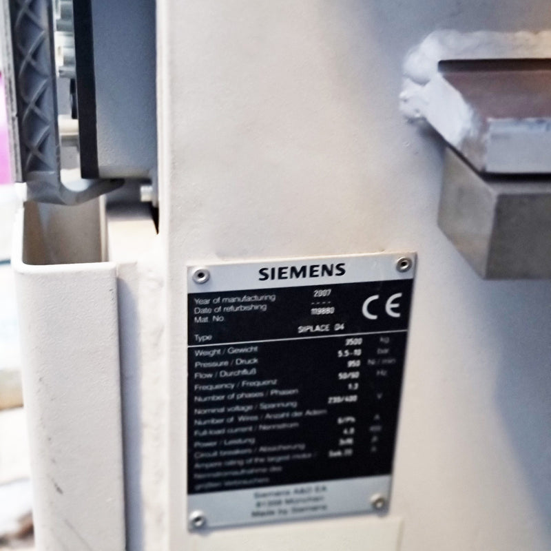Siemens Siplace D 4 Placement Machine