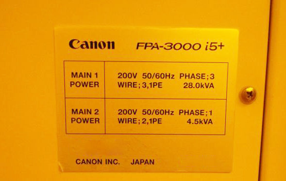 Canon FPA 3000 i 5 + Fine Pattern Aligner