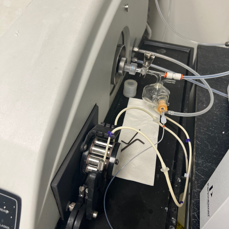 Perkin Elmer Elan DC II ICP-MS (Inductively Coupled Plasma - Mass Spectrometer)