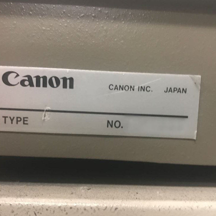 Canon PLA 600 F Proximity Mask Aligner