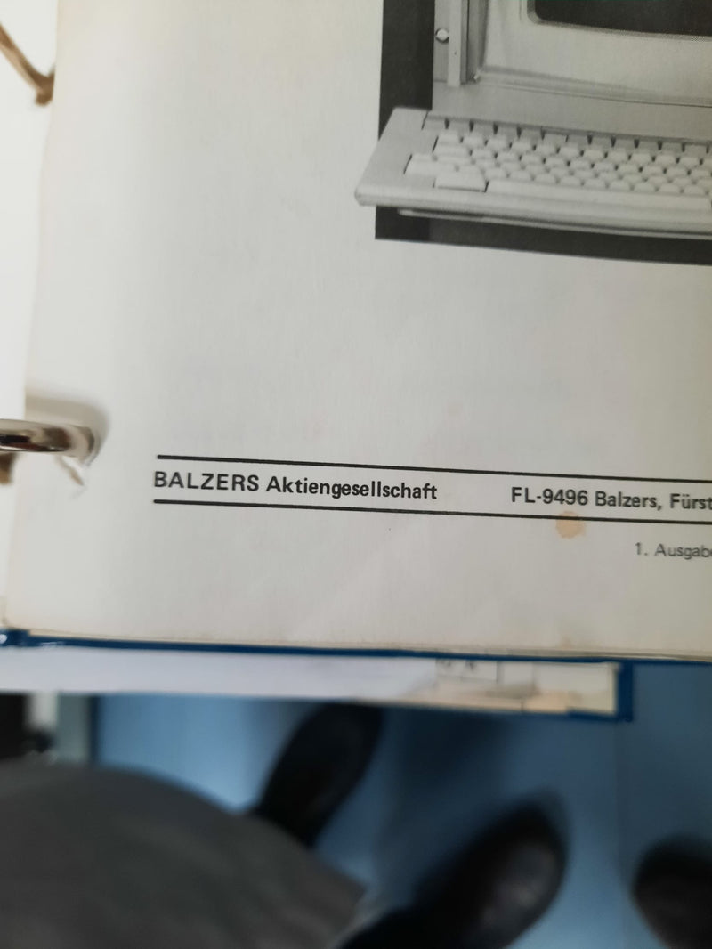 Oerlikon Balzers 600 High Vacuum Process System