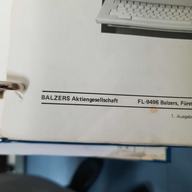 Oerlikon Balzers 600 High Vacuum Process System