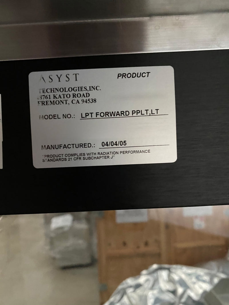 Asyst LPT 2200 Loader