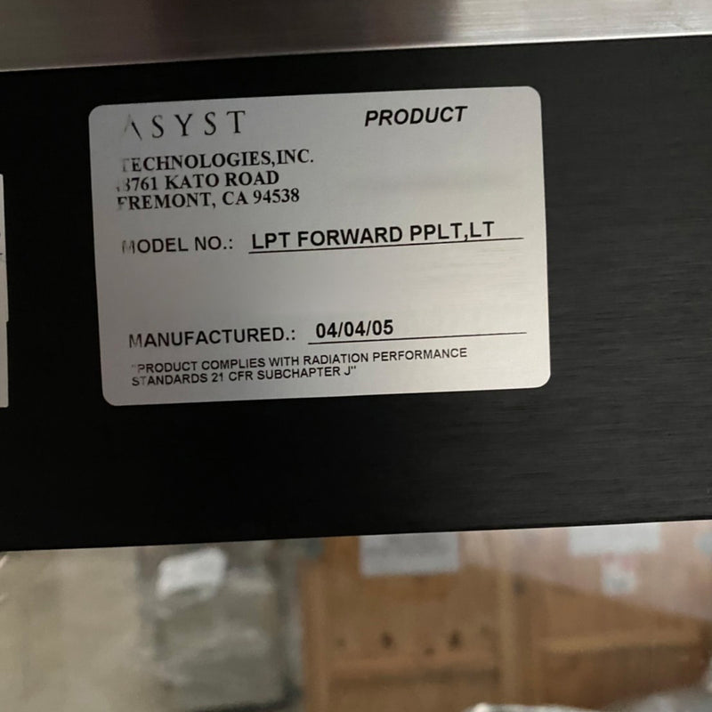 Asyst LPT 2200 Loader