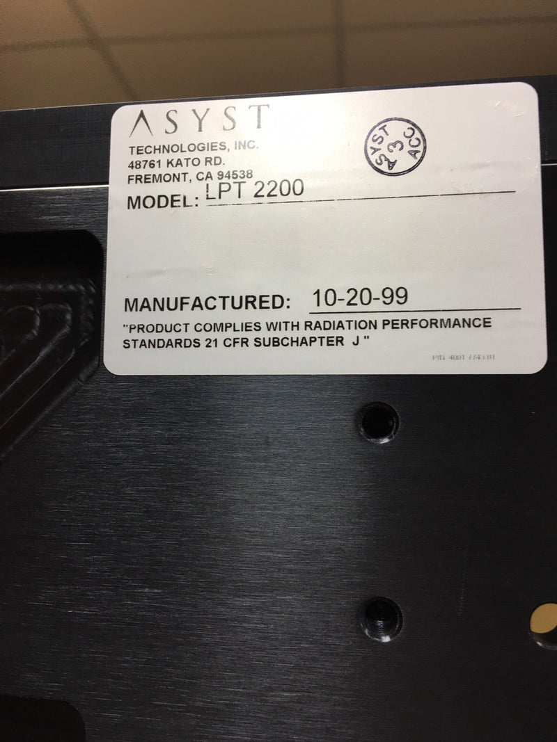 Asyst LPT 2200 Loader