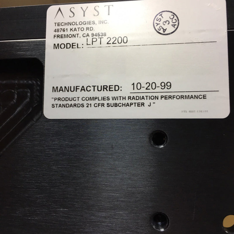 Asyst LPT 2200 Loader