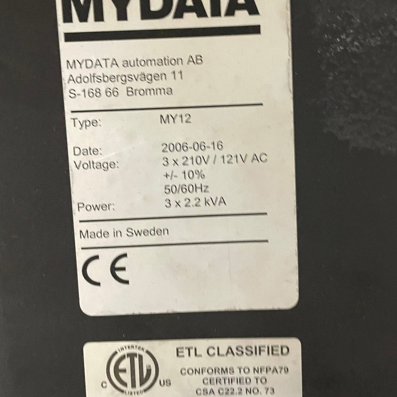 Mycronic / Mydata MY 12 E Pick and Place