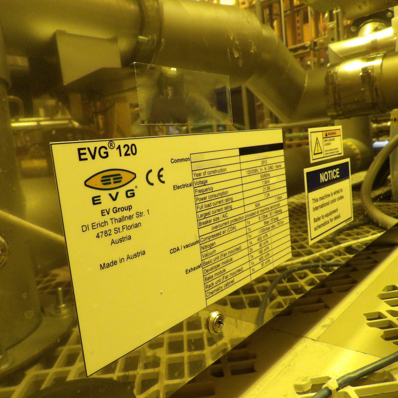 EVG 120 Automated Coater Processing System