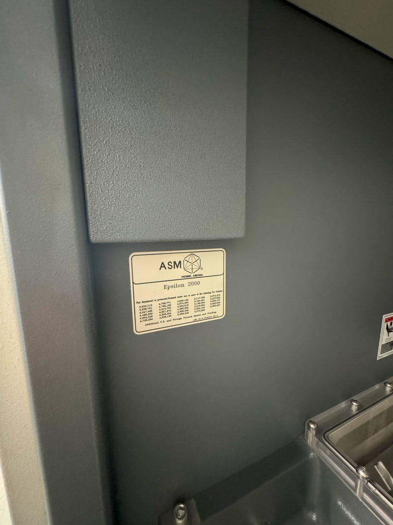 ASM E 2000 EPI Reactor (Epitaxial Silicon Deposition)
