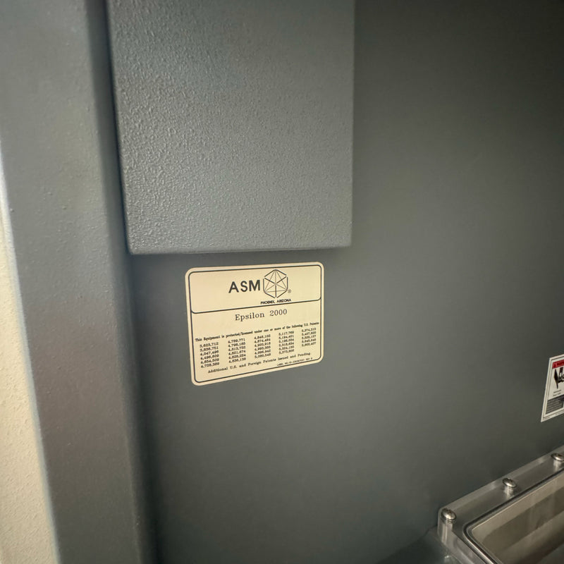 ASM E 2000 EPI Reactor (Epitaxial Silicon Deposition)