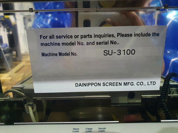 SCREEN / DNS SU 3100 Wafer Cleaner
