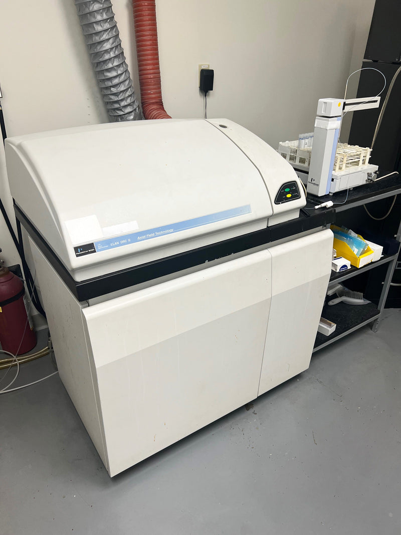 Perkin Elmer Elan DC II ICP-MS (Inductively Coupled Plasma - Mass Spectrometer)