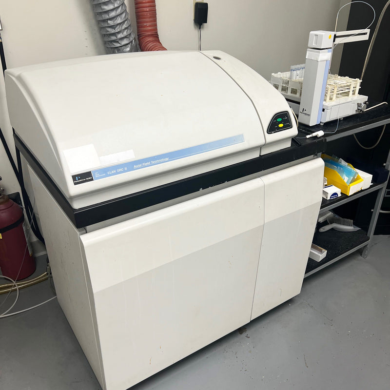 Perkin Elmer Elan DC II ICP-MS (Inductively Coupled Plasma - Mass Spectrometer)