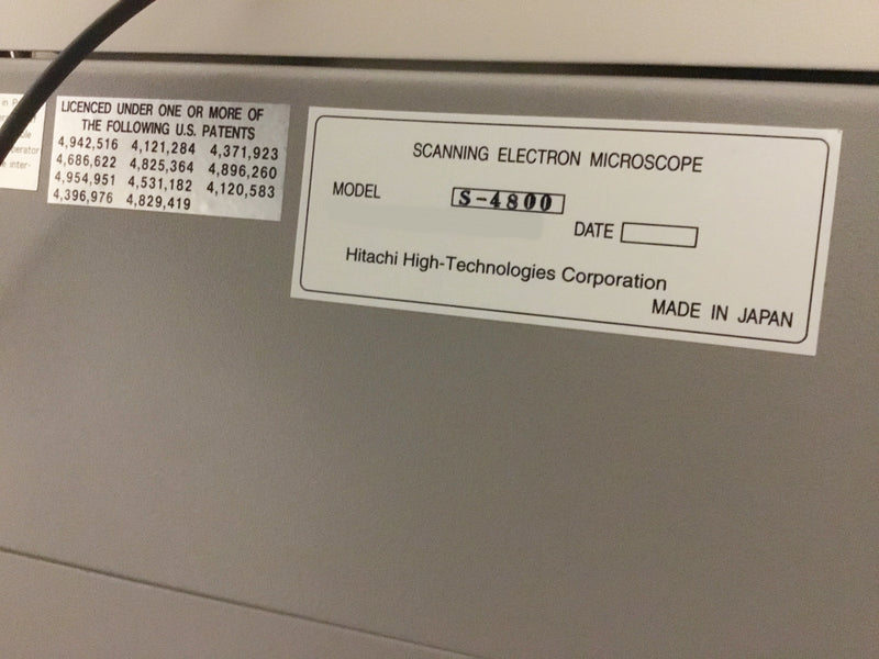Hitachi S 4800 II SEM (Scanning Electron Microscope)