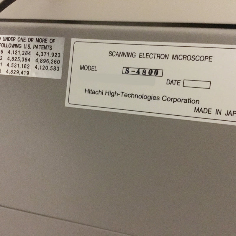 Hitachi S 4800 II SEM (Scanning Electron Microscope)