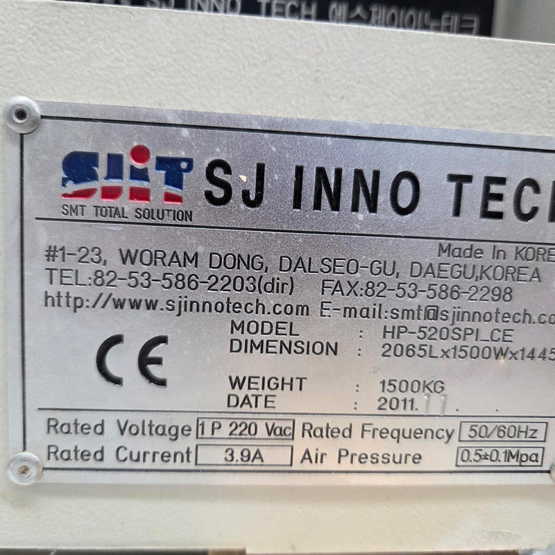 SJ Inno Tech HP 520 SPI Printer