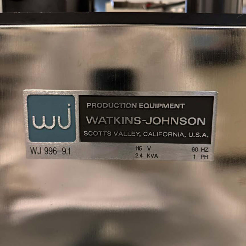 Watkins Johnson (WJ) TEOS 999 CVD (Chemical Vapor Deposition)