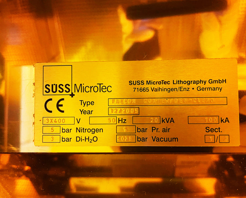SUSS ACS 200 Coater / Developer