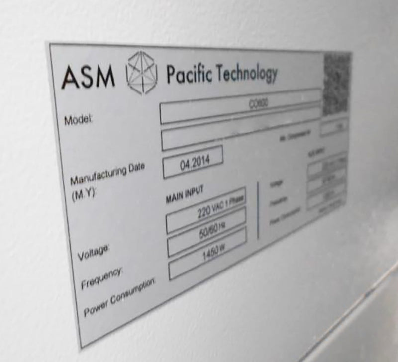 ASM CO 600 Gelation Oven