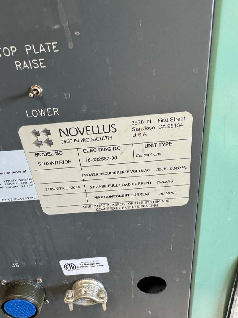 Lam / Novellus Concept One CVD (Chemical Vapor Deposition)
