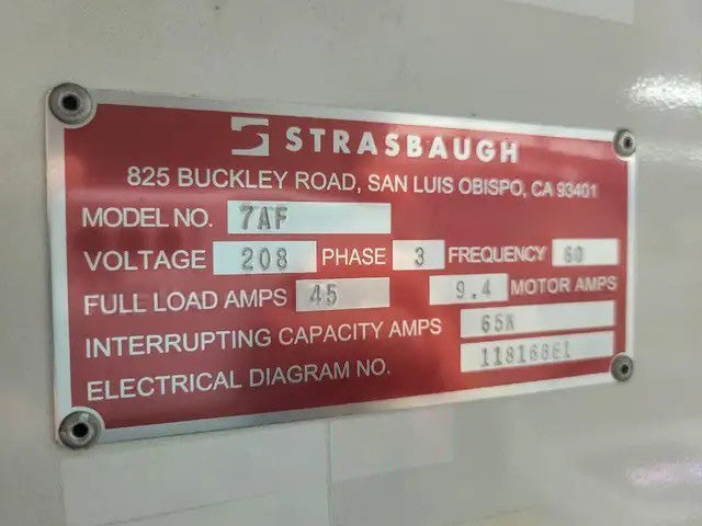 Strasbaugh 7 AF Wafer Grinder