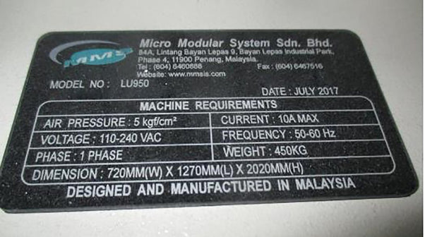 Micro Modular System LU 950 Loader