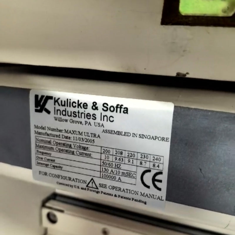 K&S Maxum Ultra Wire Bonder