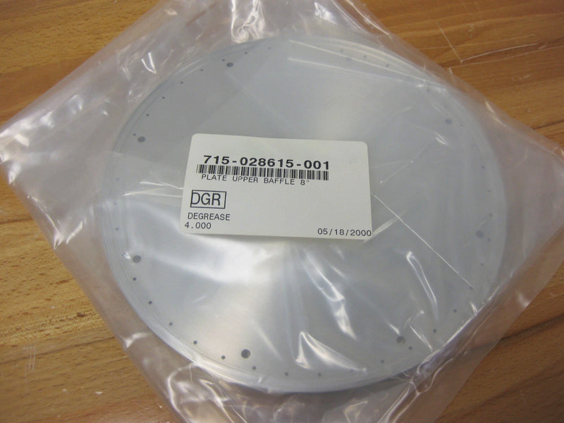 Lam P/N: 715-028615-001 Plate Upper Baffle