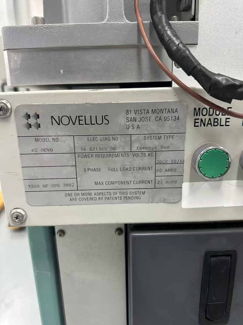Lam / Novellus Concept Two Sequel Shrink DCVD (Deposition Chemical Vapor Deposition)