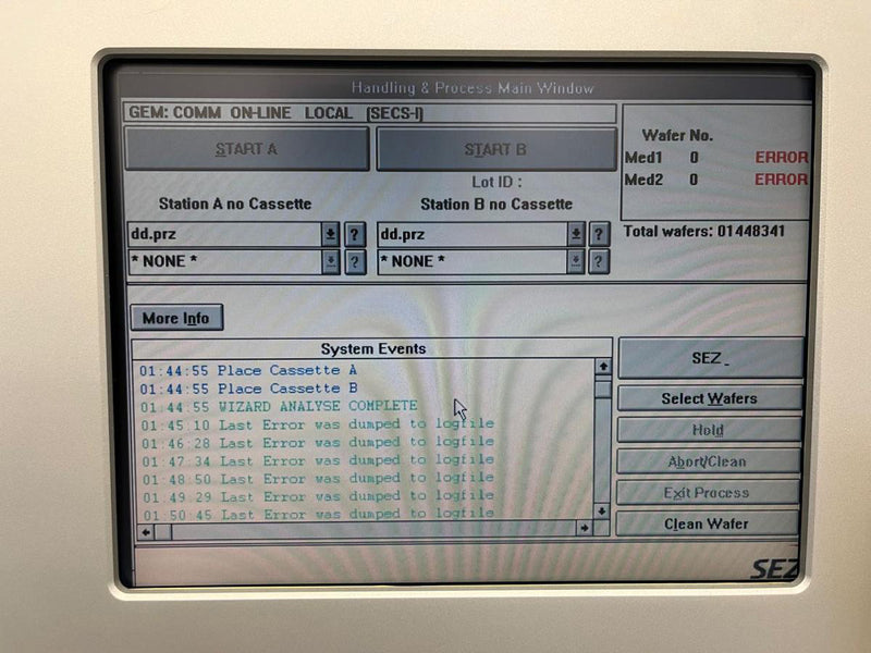 Lam / SEZ SP 203 Spin Etcher