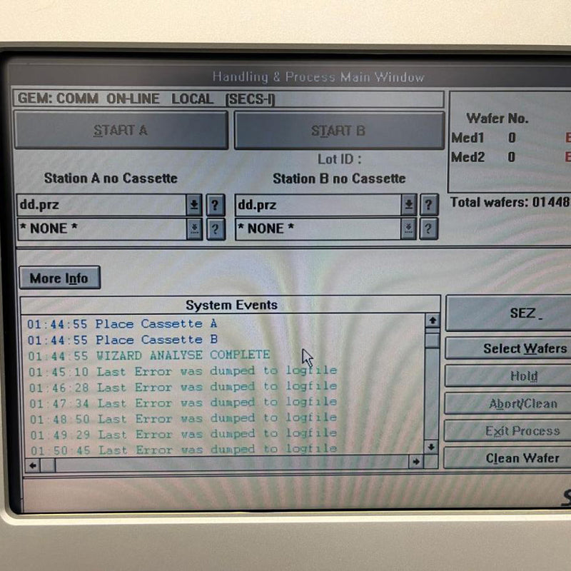 Lam / SEZ SP 203 Spin Etcher