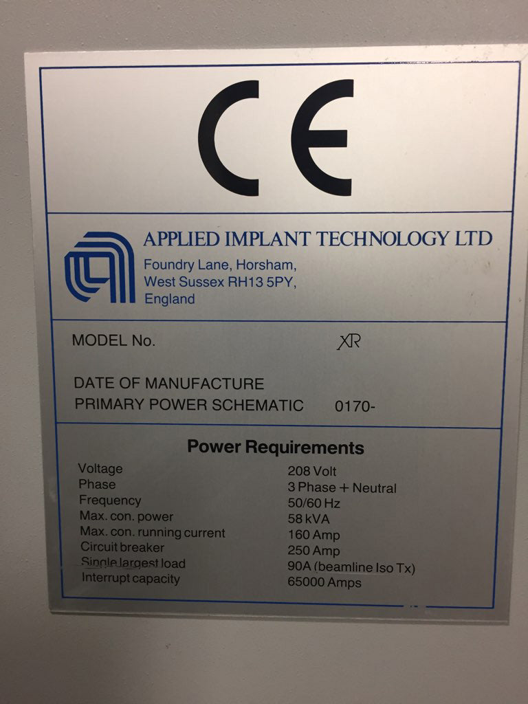 Applied Materials xR Leap Ion Implanter