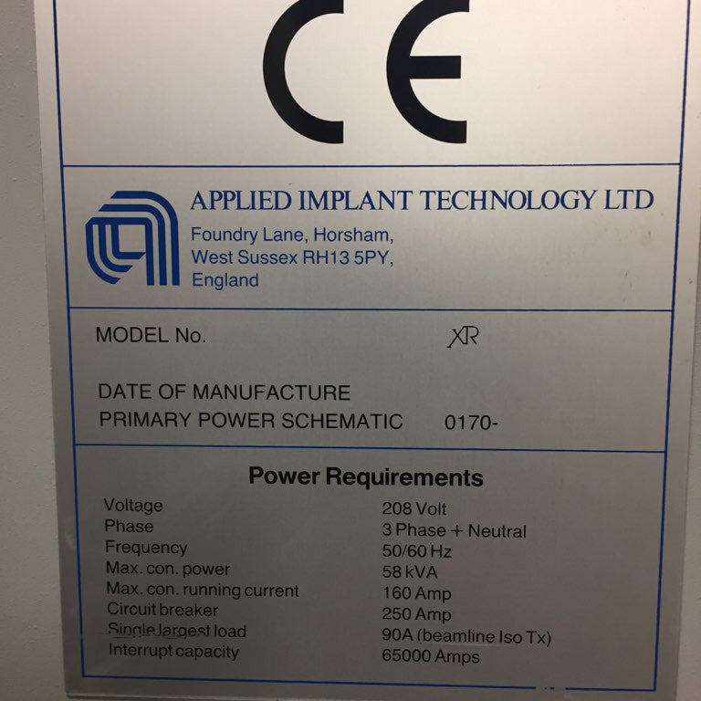 Applied Materials xR Leap Ion Implanter