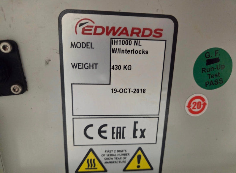 Edwards IH 1000 NL Vacuum Pump