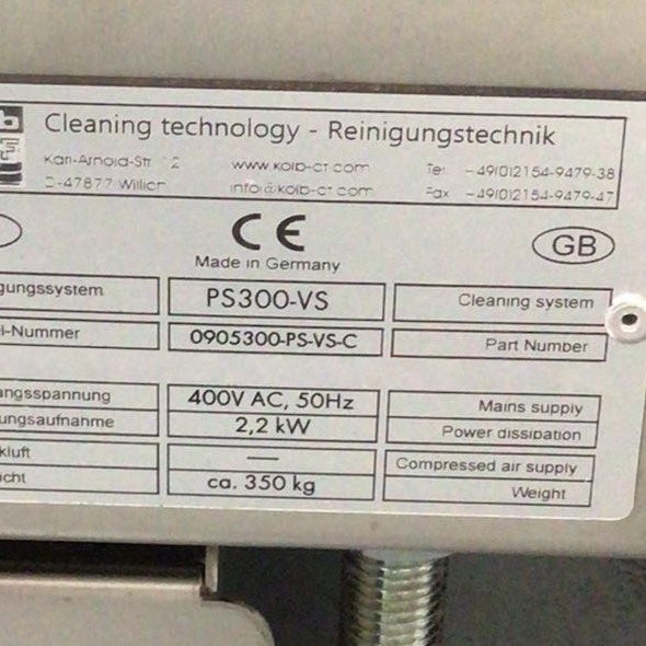 Kolb PS 300 VS Screen Cleaner