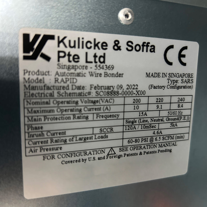 K&S Rapid Automatic Wire Bonder