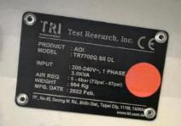 Test Research Inc (TRI) TR 7600 Q SII DL AOI (Automated Optical Inspection)