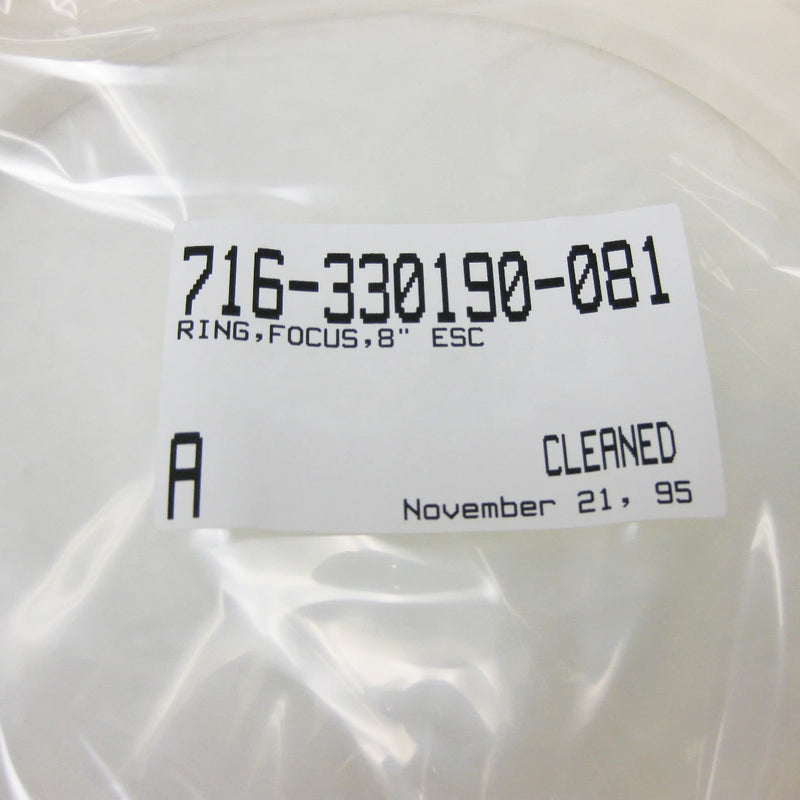 Lam P/N: 716-330190-081 Focus Ring