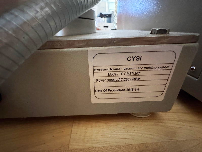 CYSI CY MSM 207 Vacuum Arc Melting System