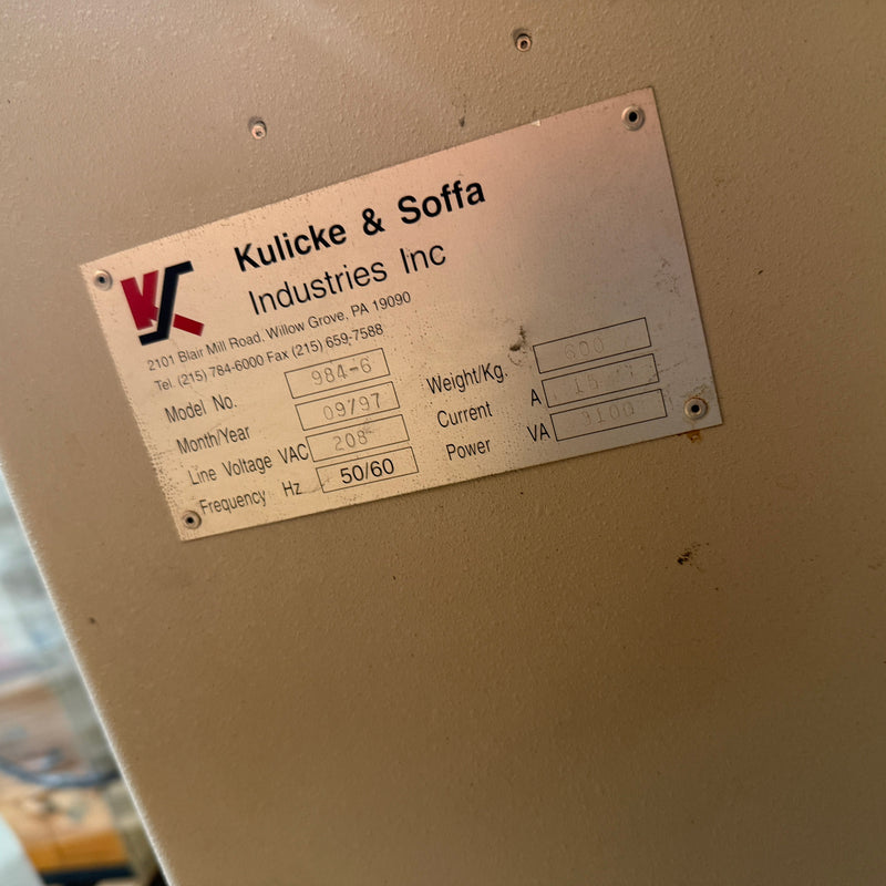 K&S 984 6 Dicing Saw