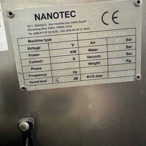 Somos / Nanotec MDF 400 PR Polisher
